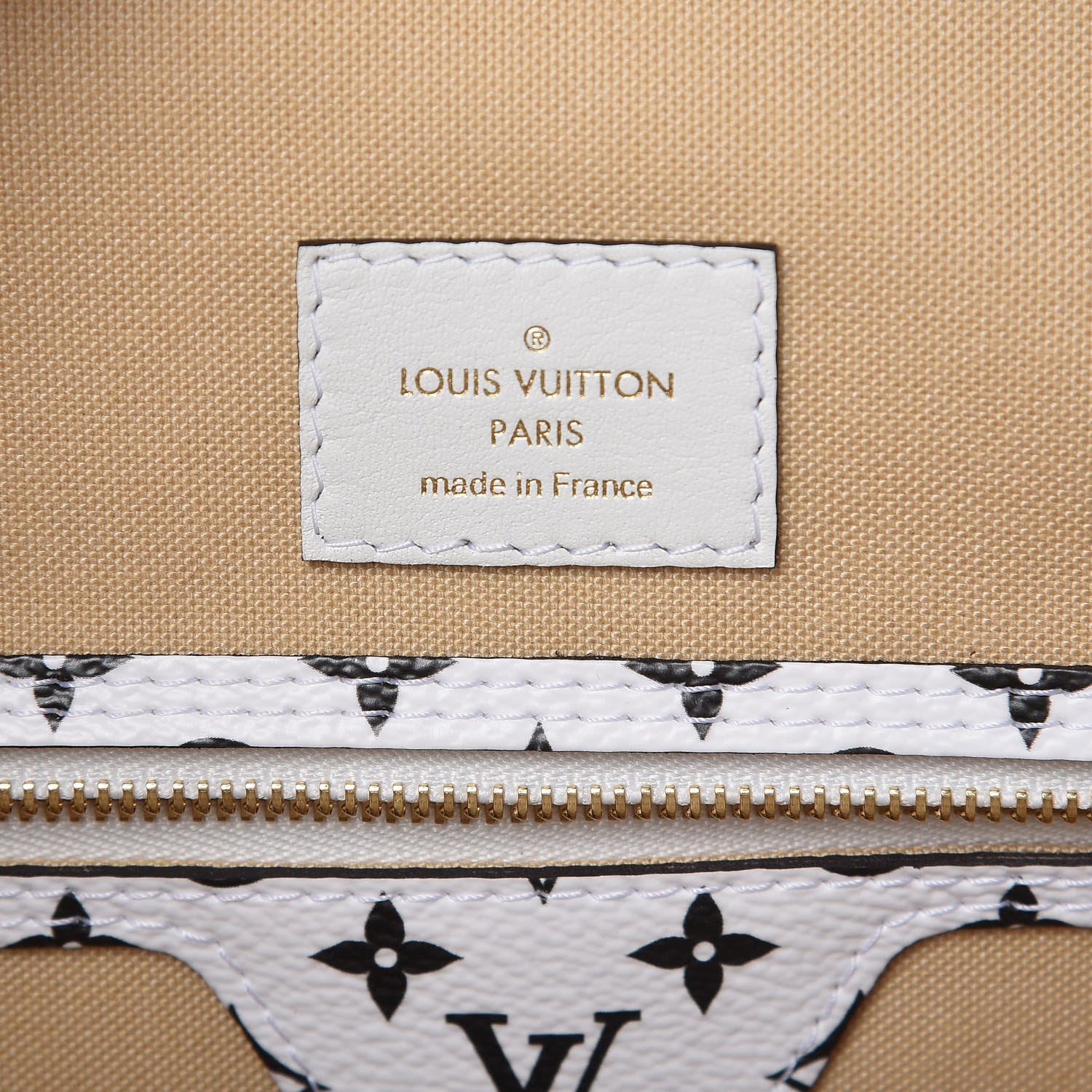 Louis Vuitton Monogram Giant Neverfull MM Kaki 6 of 9