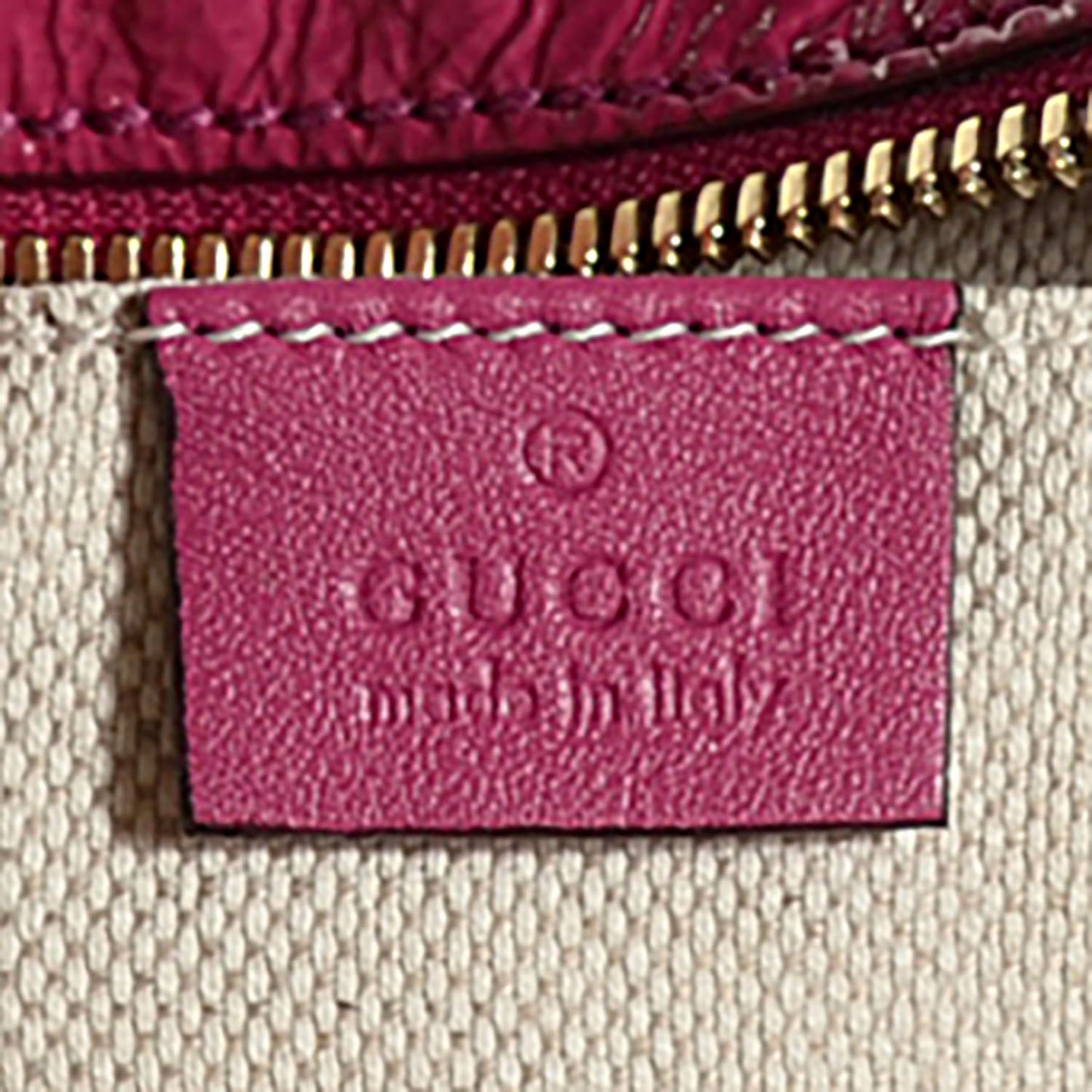 Soft Patent Small Soho Disco Bag Bright Bougainvillea