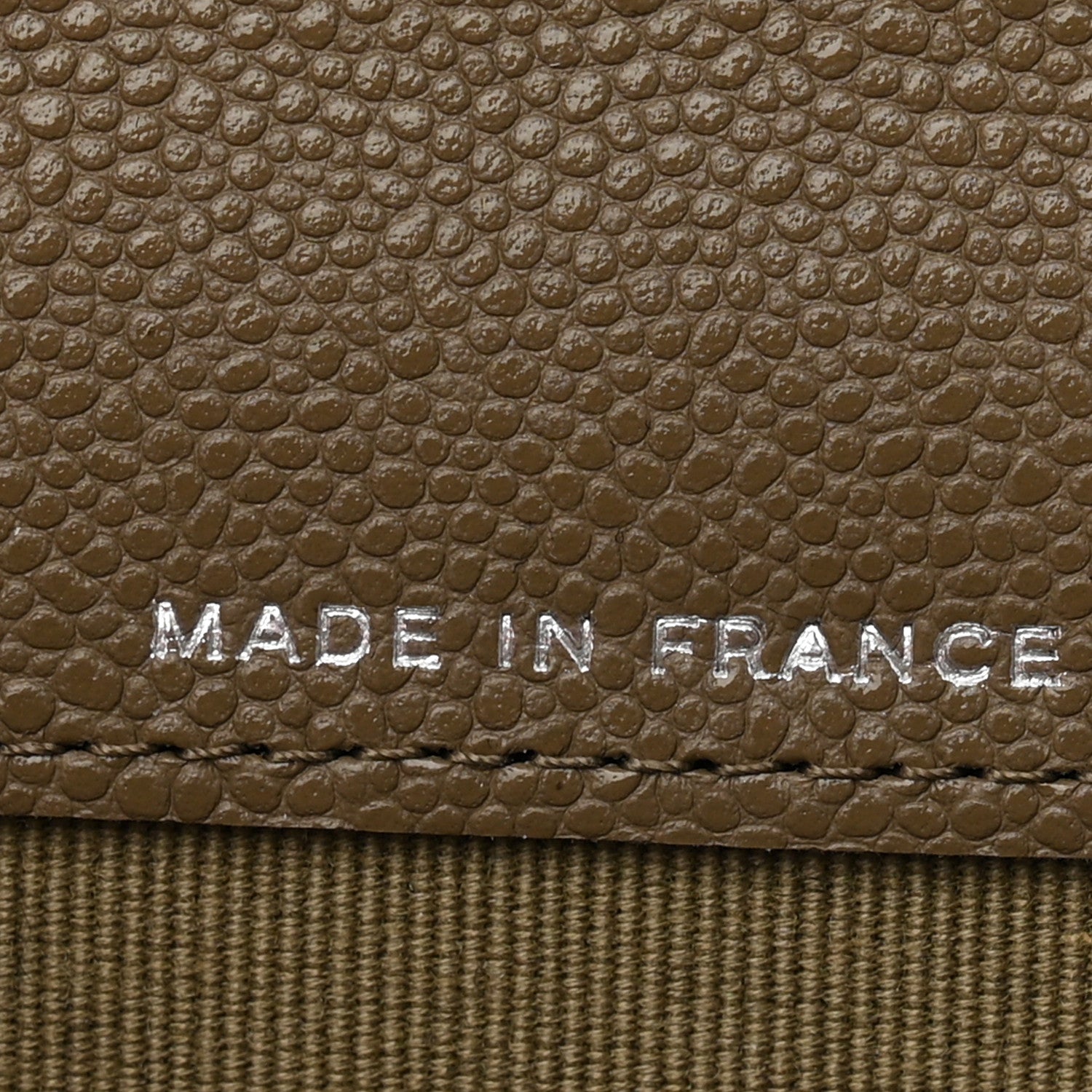 Chanel Caviar Quilted Flap Card Holder Wallet Dark Khaki 7 of 9