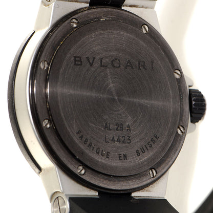Bulgari Aluminum Rubber 29mm Diagono Quartz Watch 5 of 6