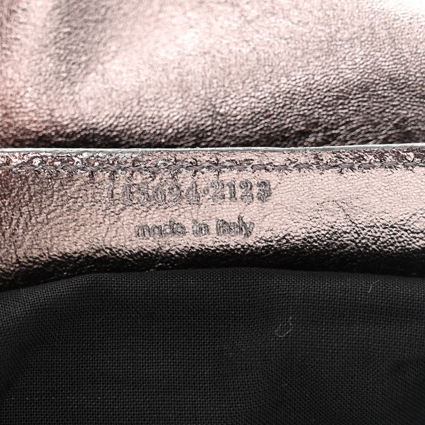 Agneau Classic Hardware Box Bag Metallic