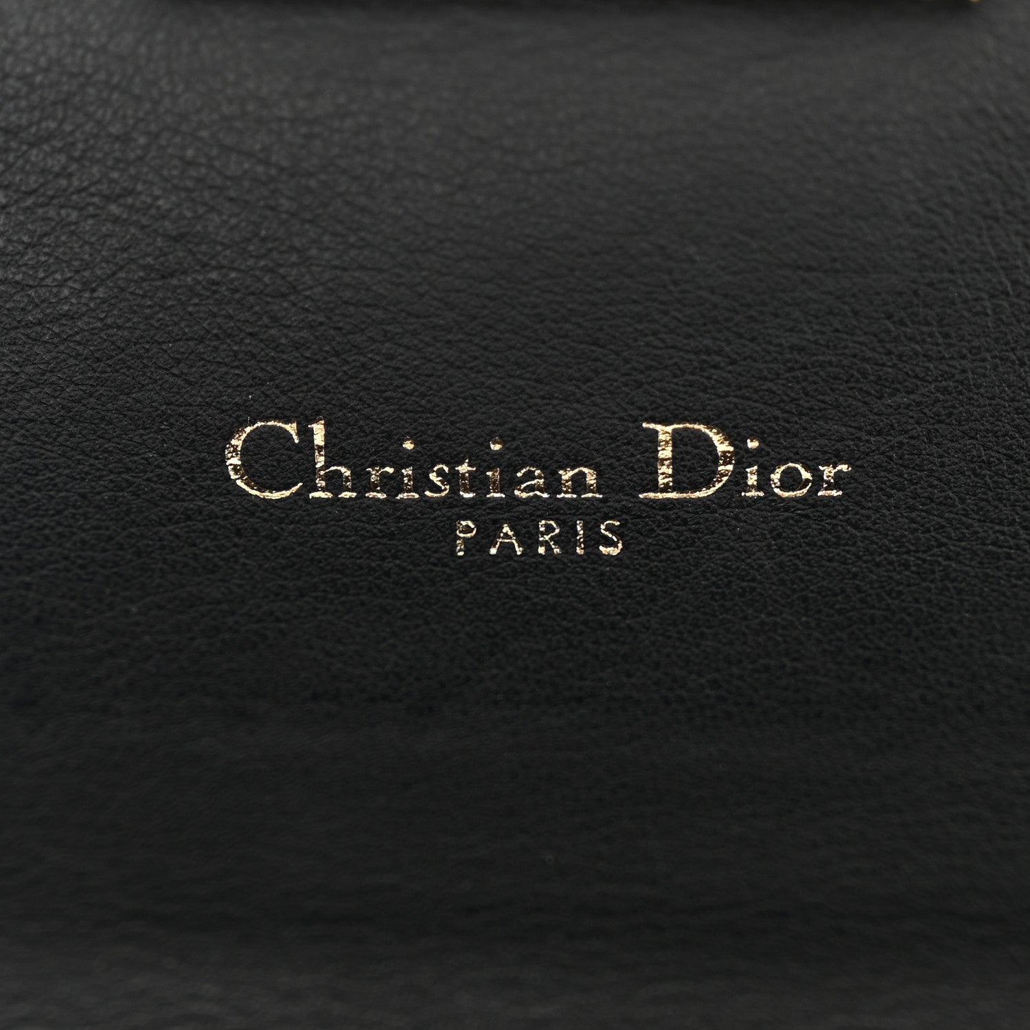 Christian Dior Patent Cannage Miss Dior Chain Wallet Black 6 of 11