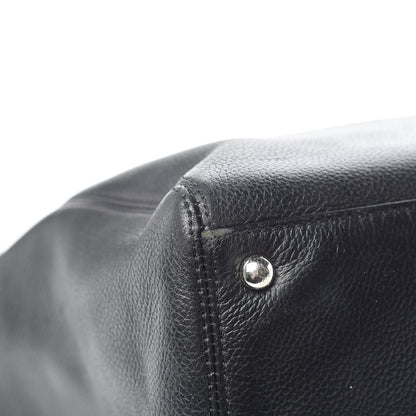 Chanel Calfskin Cerf Executive Shopper Tote Black 19 of 23