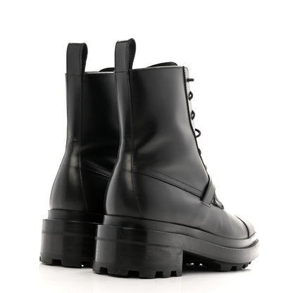 Hermes Glossed Calfskin Funk Ankle Boots 37 Black 5 of 14