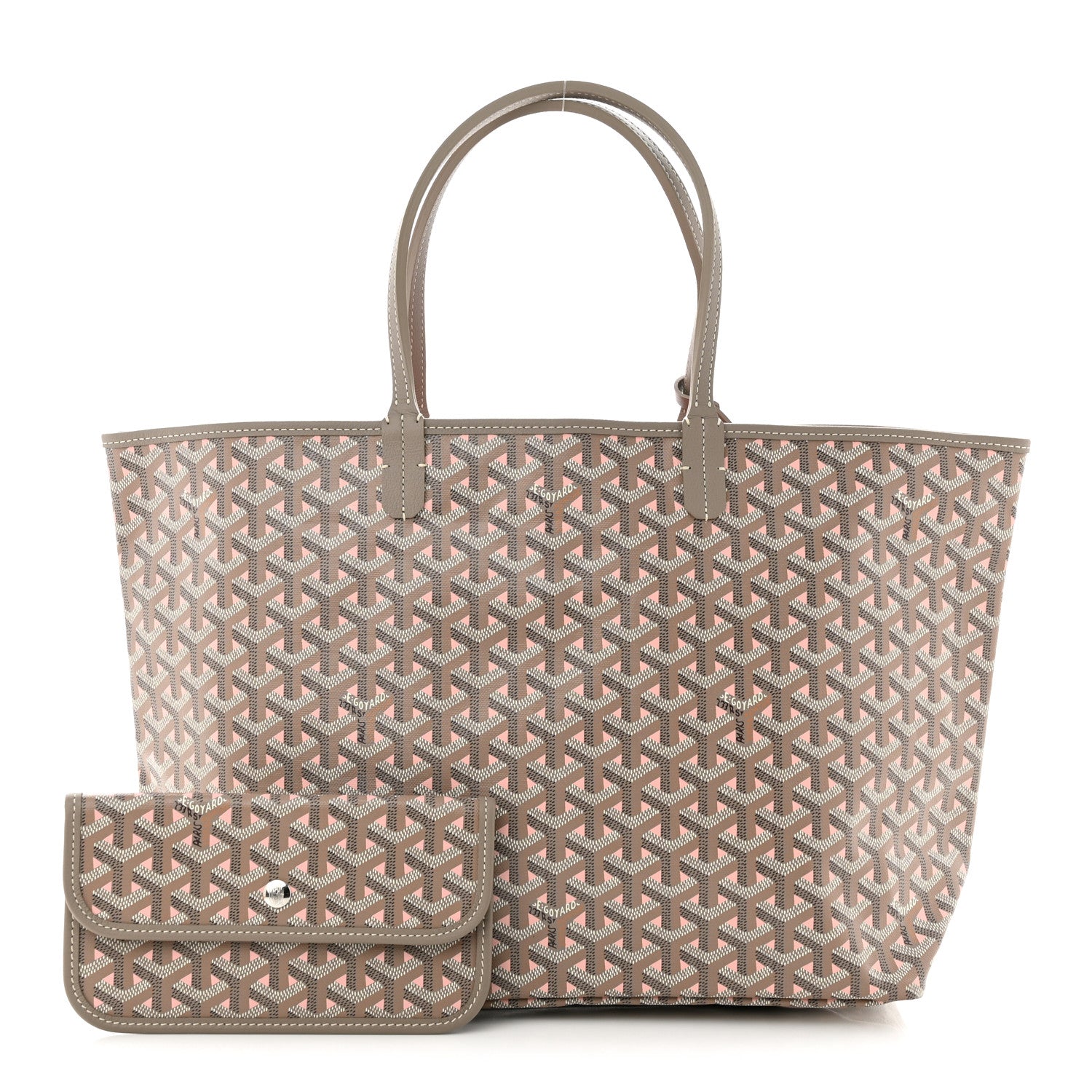 Goyard Goyardine Saint Louis Claire Voie PM Grege Powder Pink 1 of 12