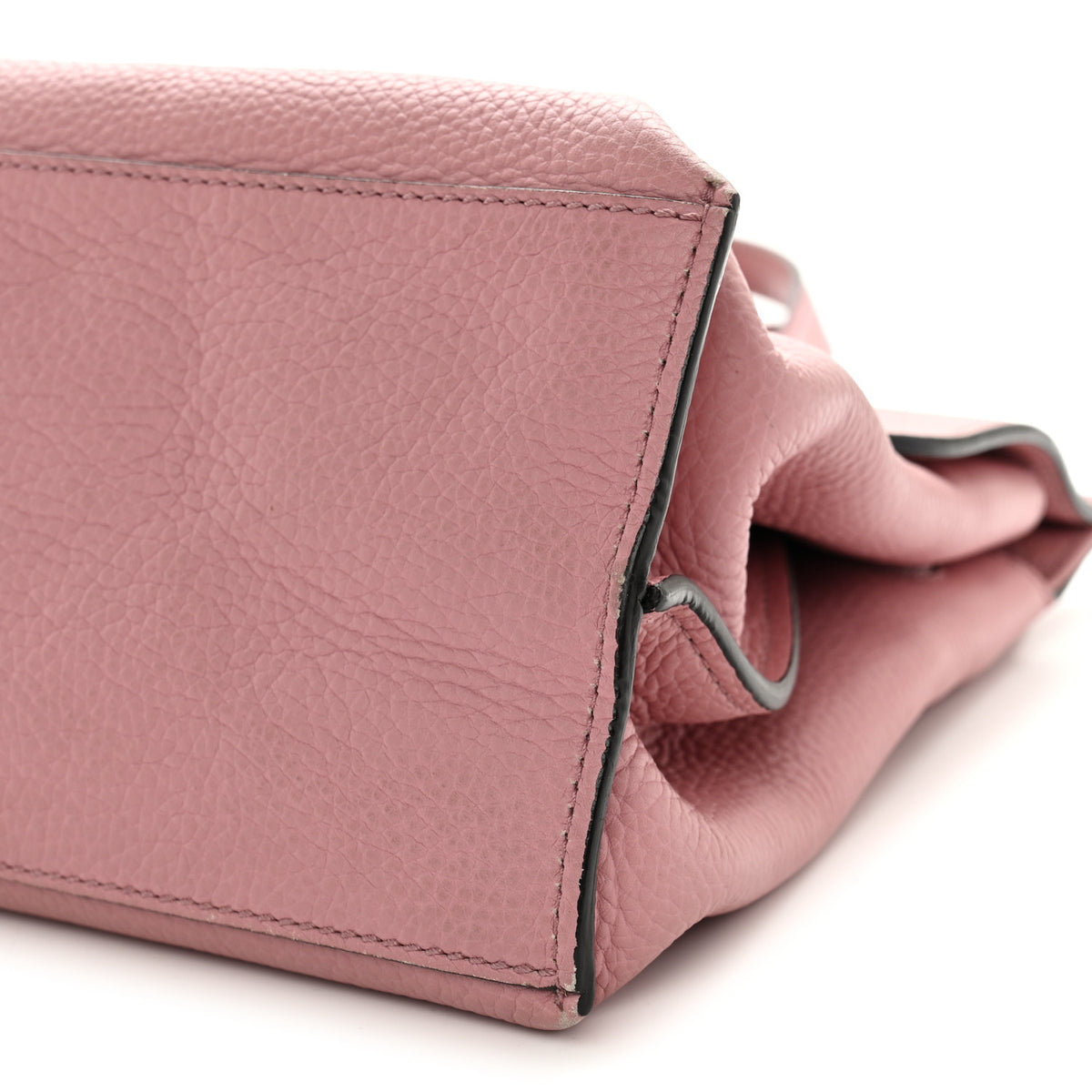 Gucci Cellarius Calfskin Small Bamboo Daily Top Handle Bag Carmine Rose 9 of 13