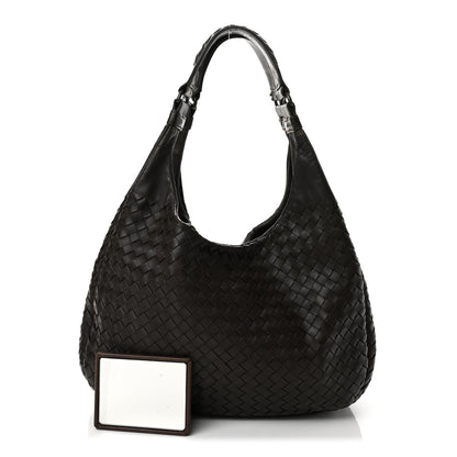 Bottega Veneta Nappa Intrecciato Medium Campana Hobo Ebano 3 of 12