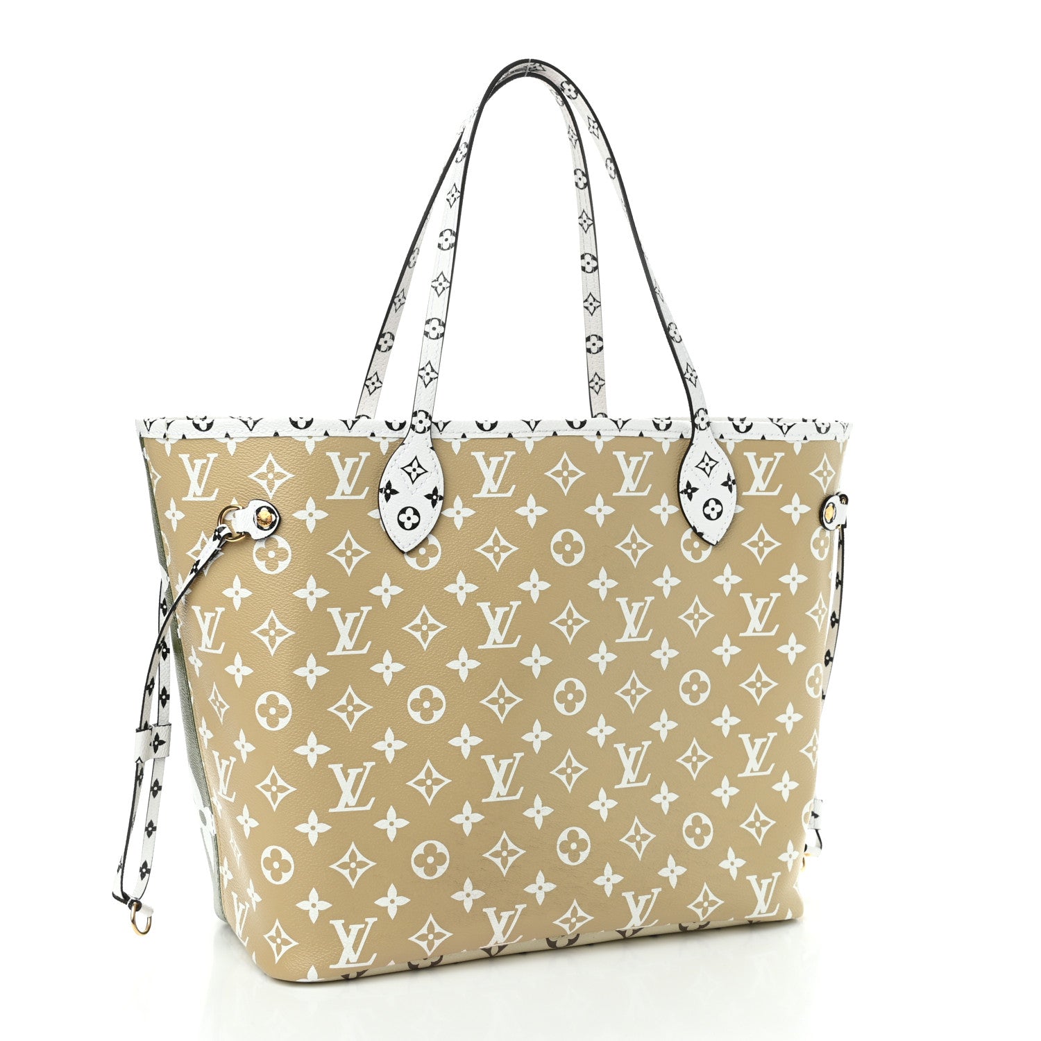 Louis Vuitton Monogram Giant Neverfull MM Kaki 3 of 10
