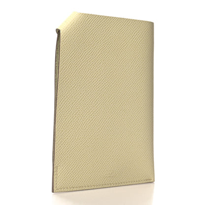 Hermes Epsom Tarmac PM Passport Holder Jaune Milton 3 of 8
