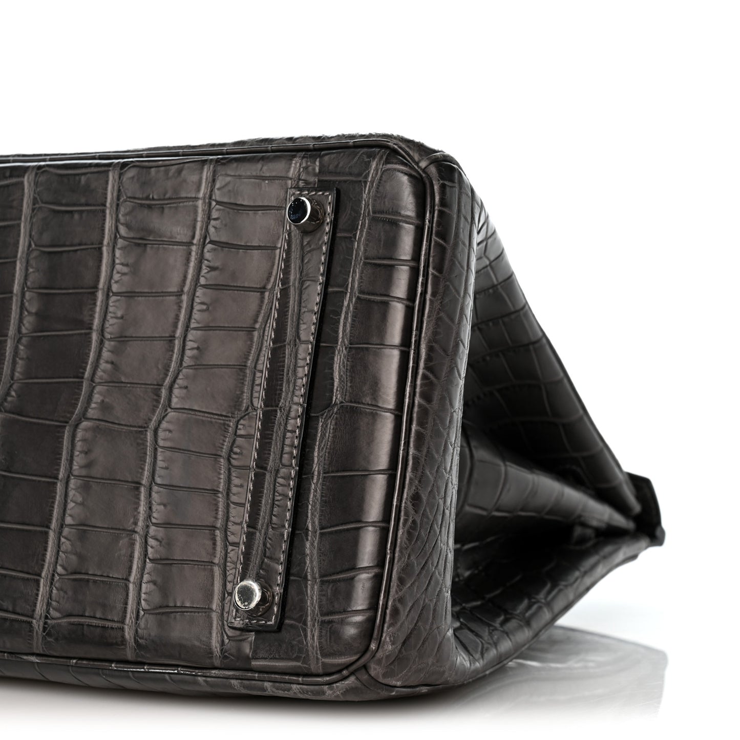 Matte Niloticus Crocodile Birkin 35 Graphite