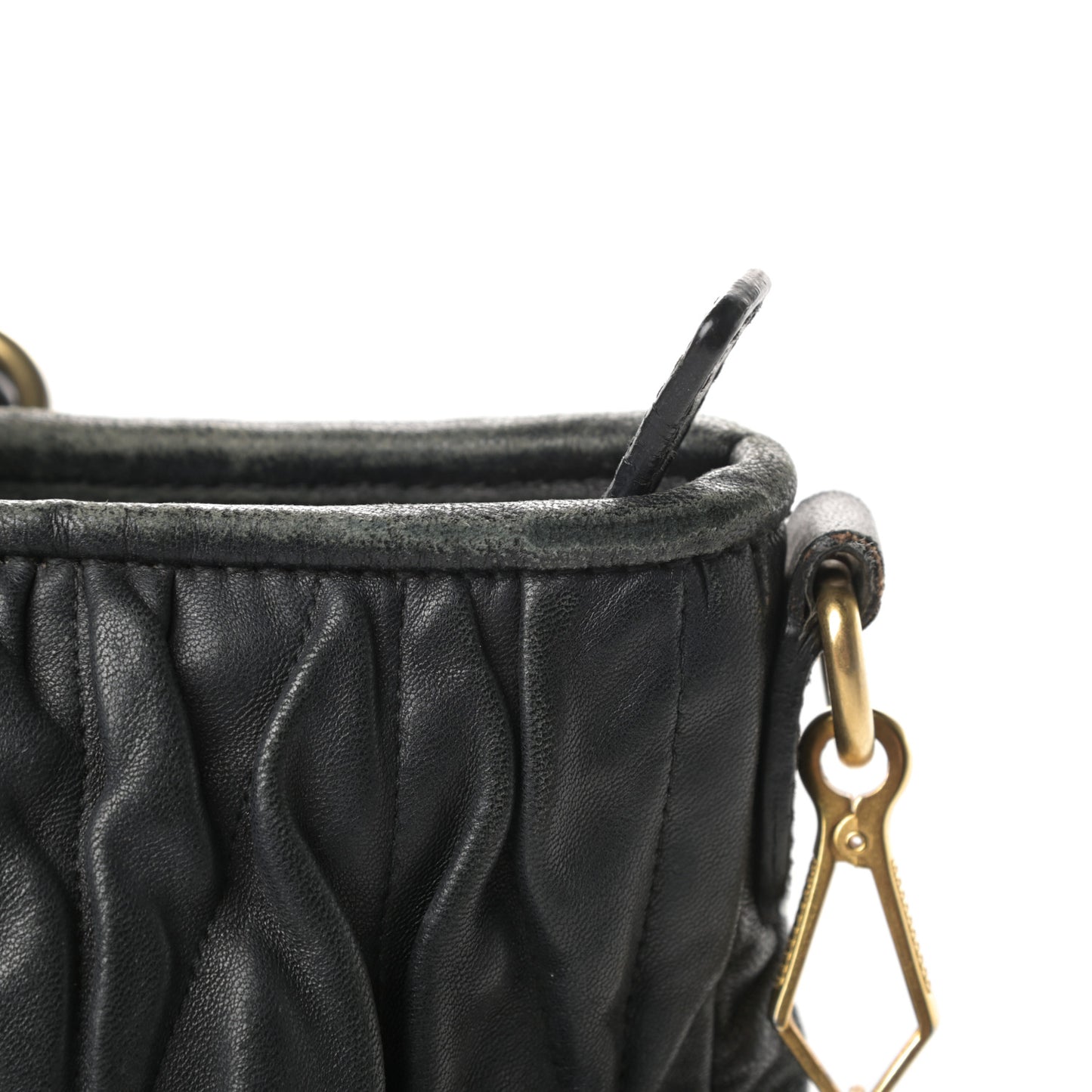Nappa Matelasse Tote Black