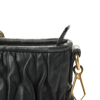 Miu Miu Nappa Matelasse Tote Black 15 of 23