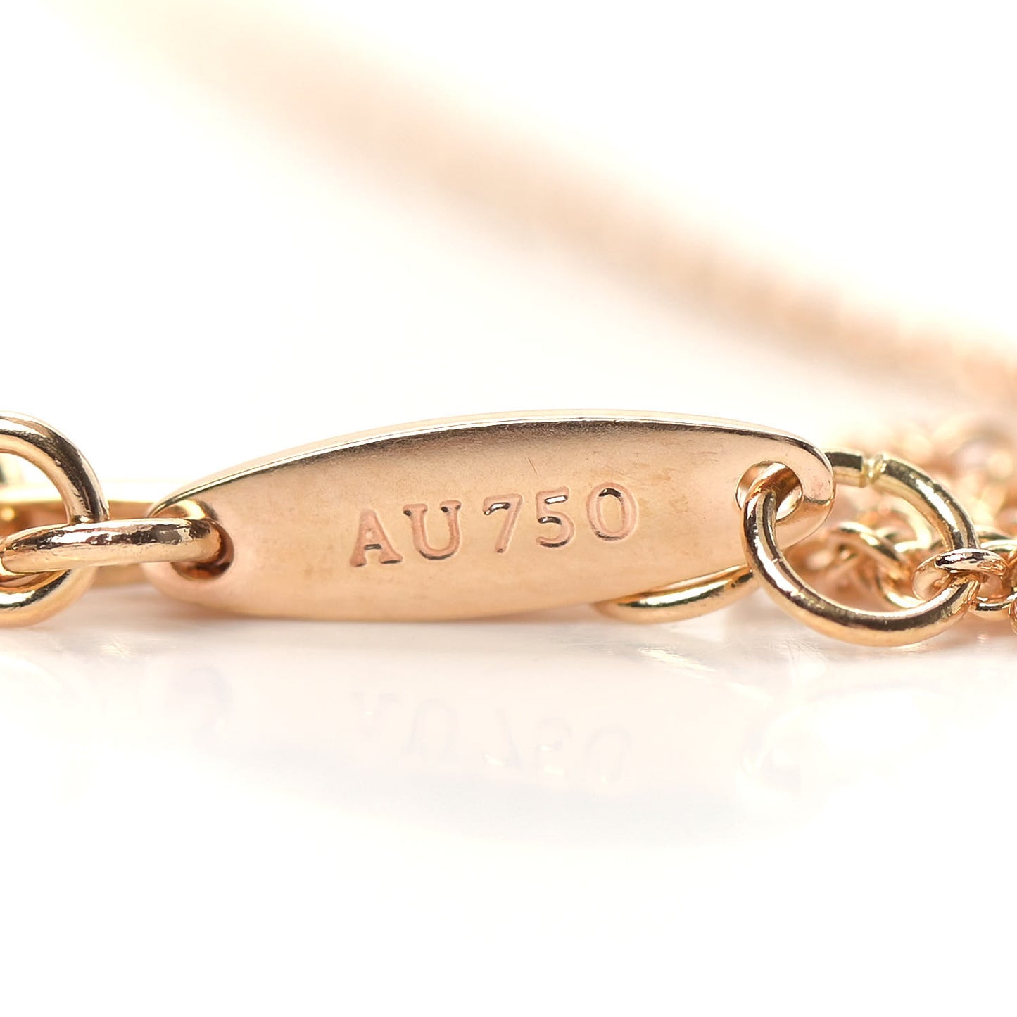 18K Rose Gold 16mm Elsa Peretti Open Heart Pendant Necklace