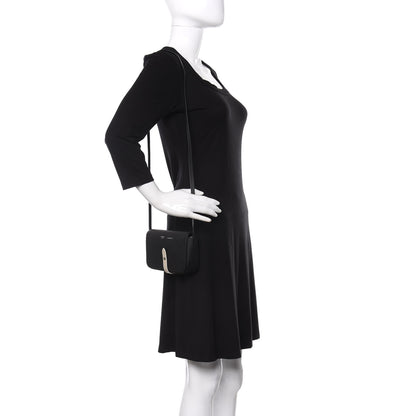 Celine Grained Calfskin Strap Clutch Black 2 of 11