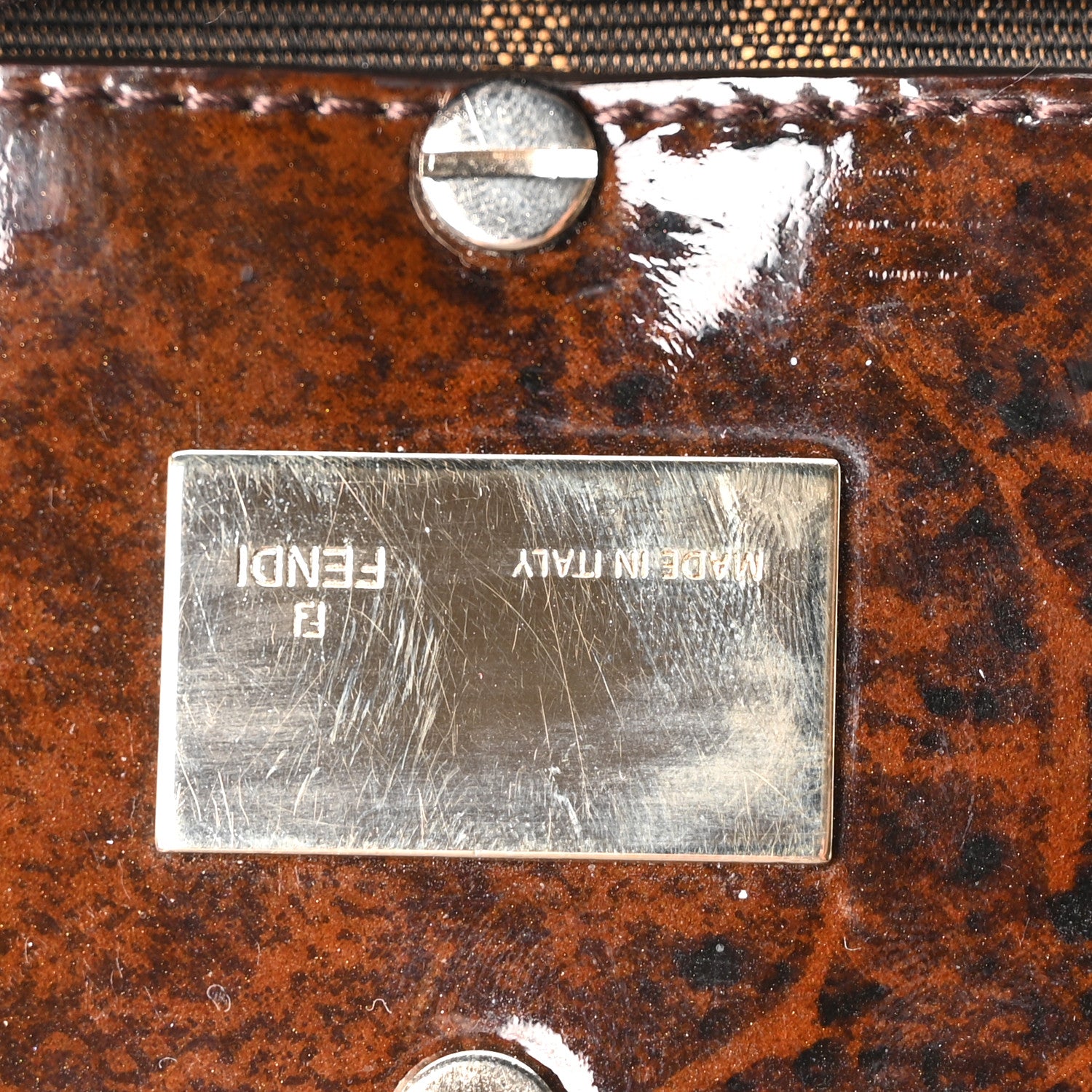Fendi Zucca Mia Tote Tobacco 6 of 10