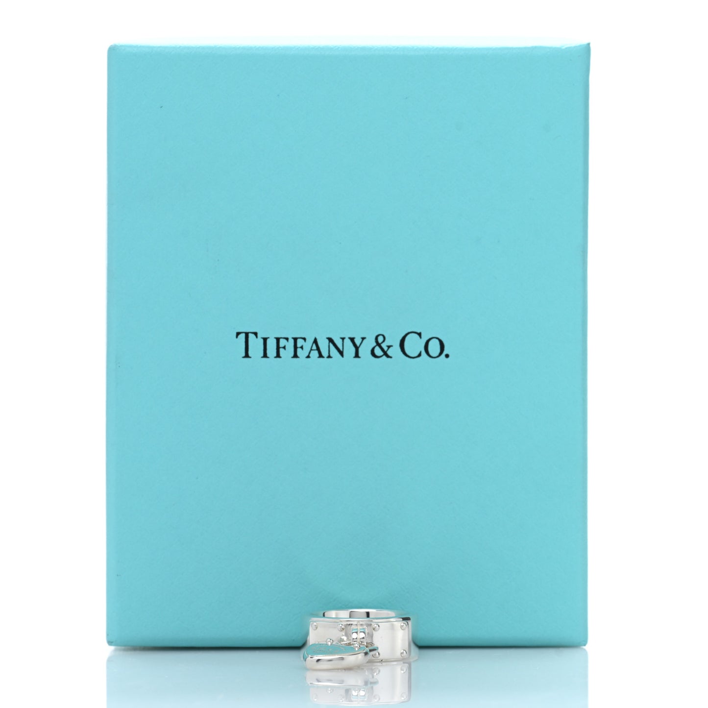 Sterling Silver Return To Tiffany Lock Love Ring 46 3.75