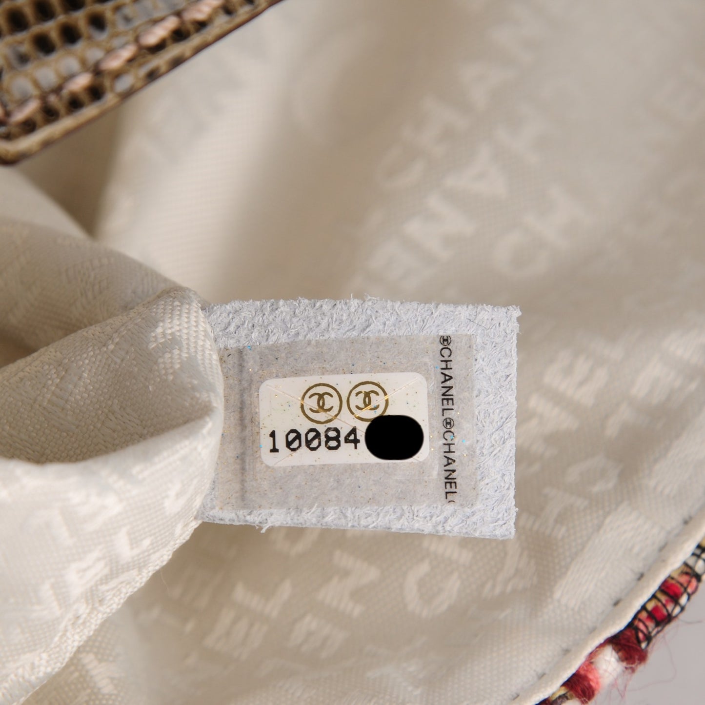 Rabbit Fur Tweed Lizard Small Fantasy Flap Multicolor