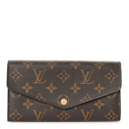 Louis Vuitton Monogram Sarah Wallet NM Rose Ballerine 1 of 8