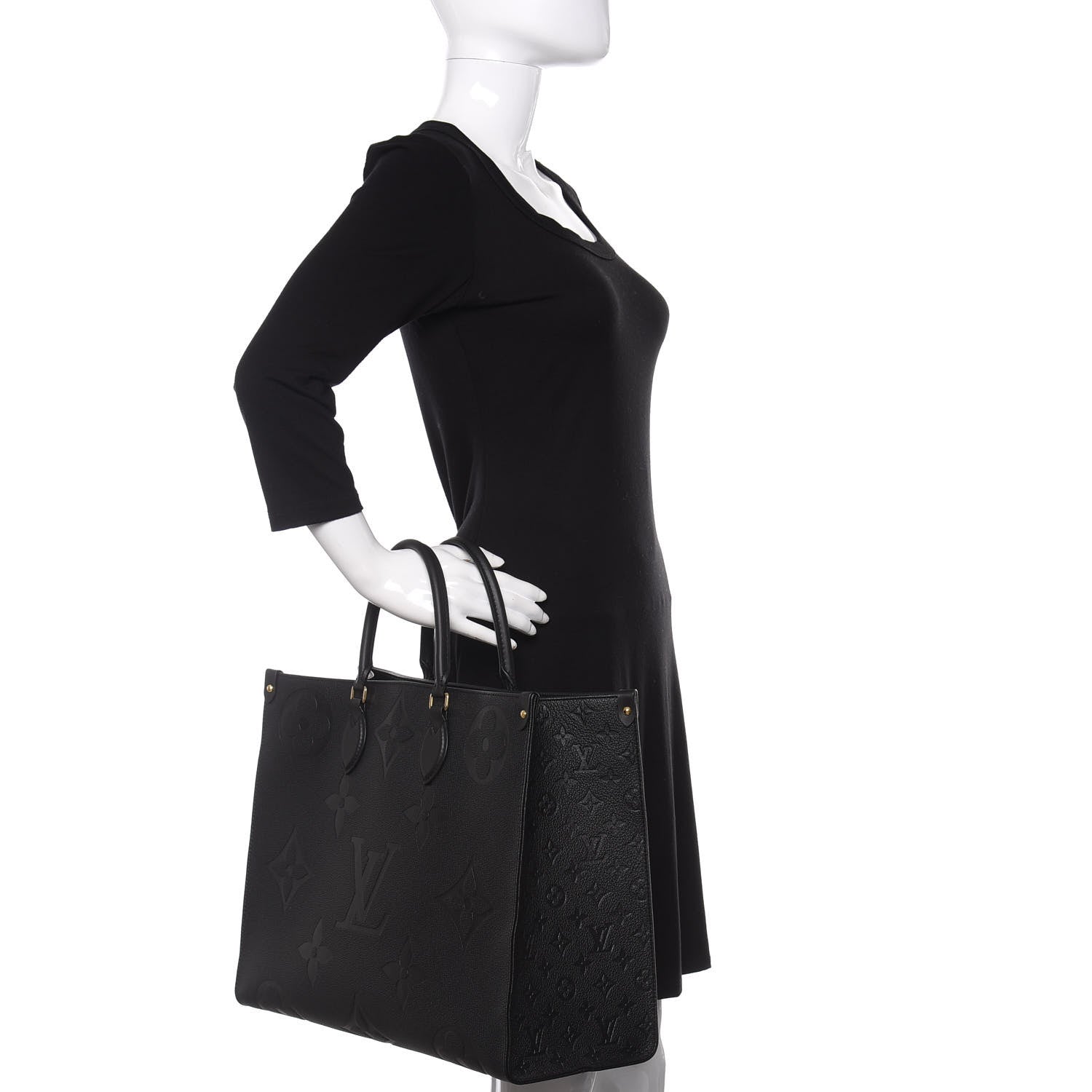 Louis Vuitton Empreinte Monogram Giant Onthego GM Black 3 of 11