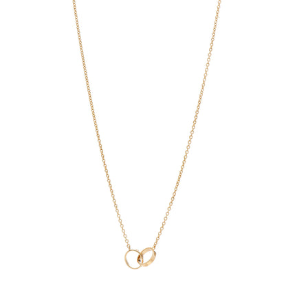 Cartier 18K Yellow Gold Interlocking LOVE Necklace 1 of 3