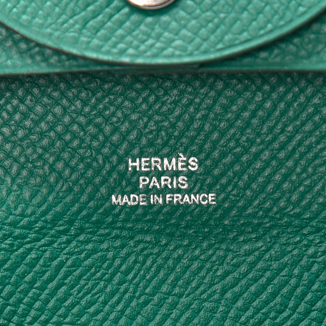 Hermes Epsom Bastia Coin Purse Vert Vertigo 6 of 6