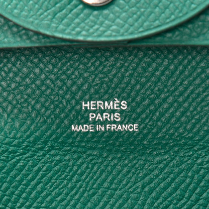 Hermes Epsom Bastia Coin Purse Vert Vertigo 6 of 6