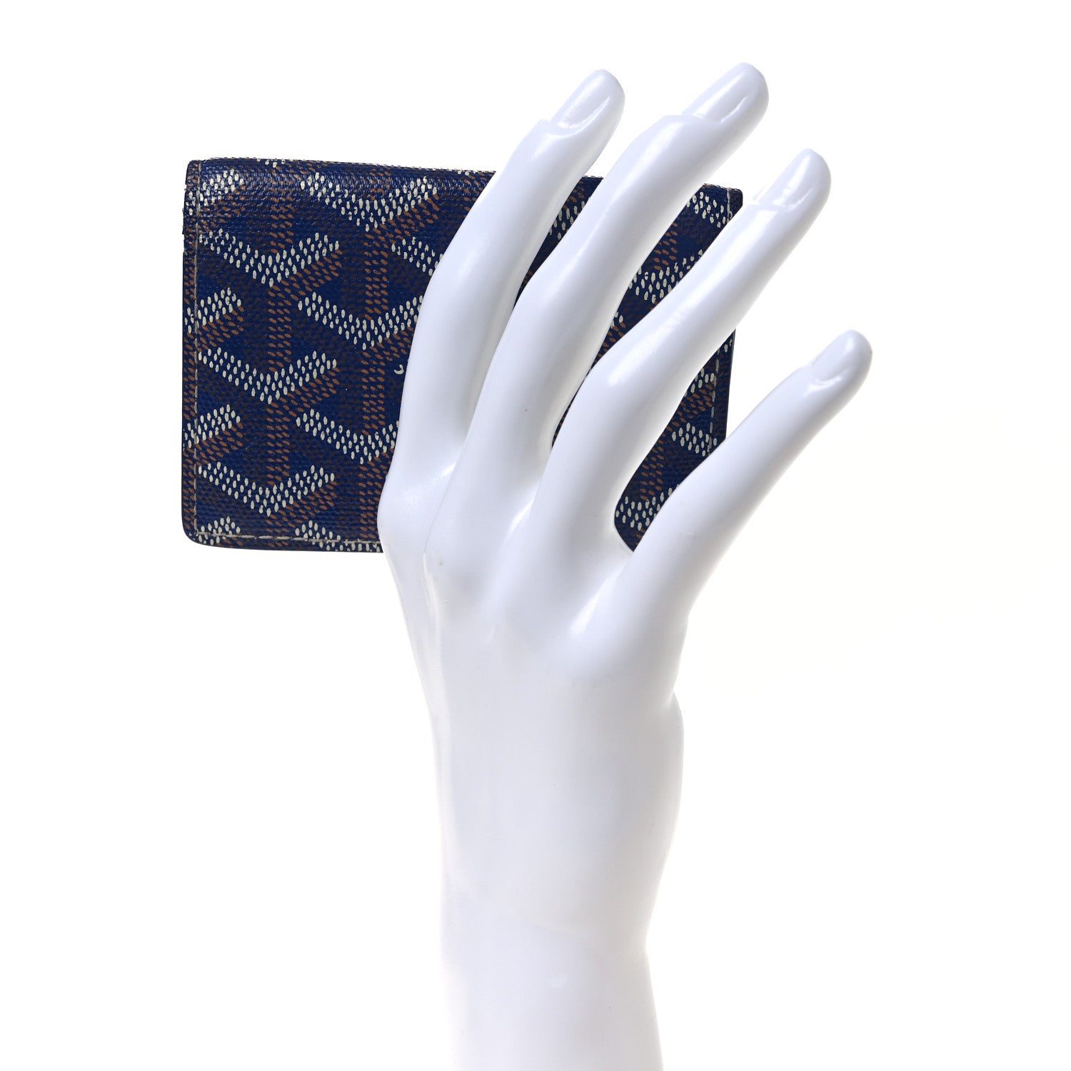 Goyard Goyardine Business Card Holder Navy 2 of 10