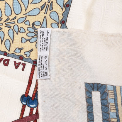 Hermes Cashmere Silk La Danse Du Cheval Shawl 140 3 of 8