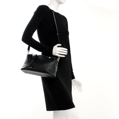 Fendi Vitello Dolce Medium By The Way Boston Bag Black 2 of 12