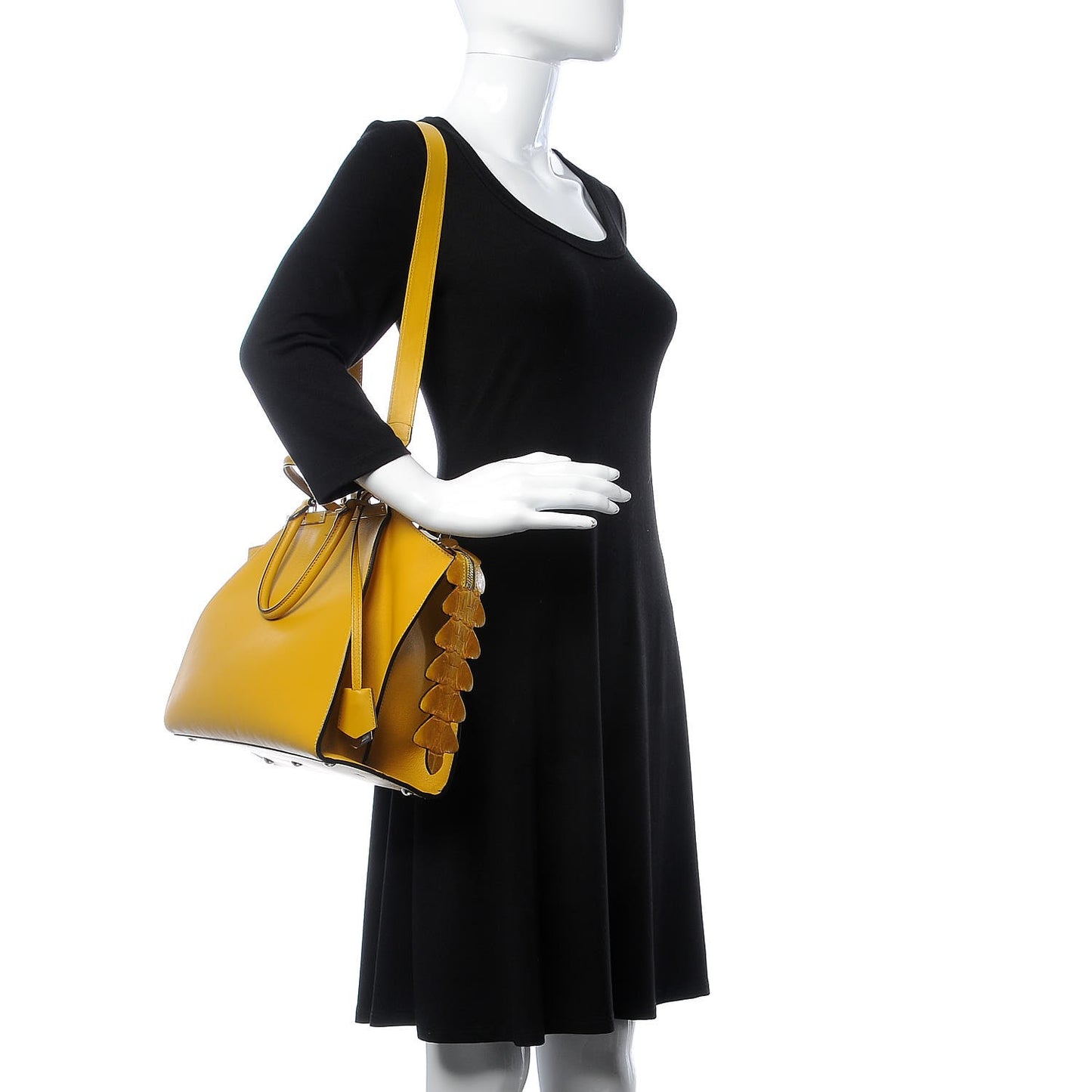 Vitello Dolce Croc Tail Petite 3Jours Tote Chantilly