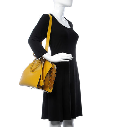 Fendi Vitello Dolce Croc Tail Petite 3Jours Tote Chantilly 2 of 8