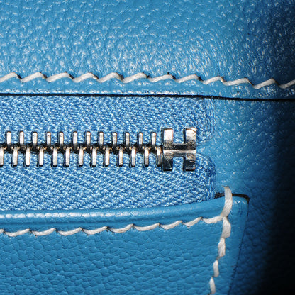 Hermes Togo Birkin 35 Blue Jean 21 of 27