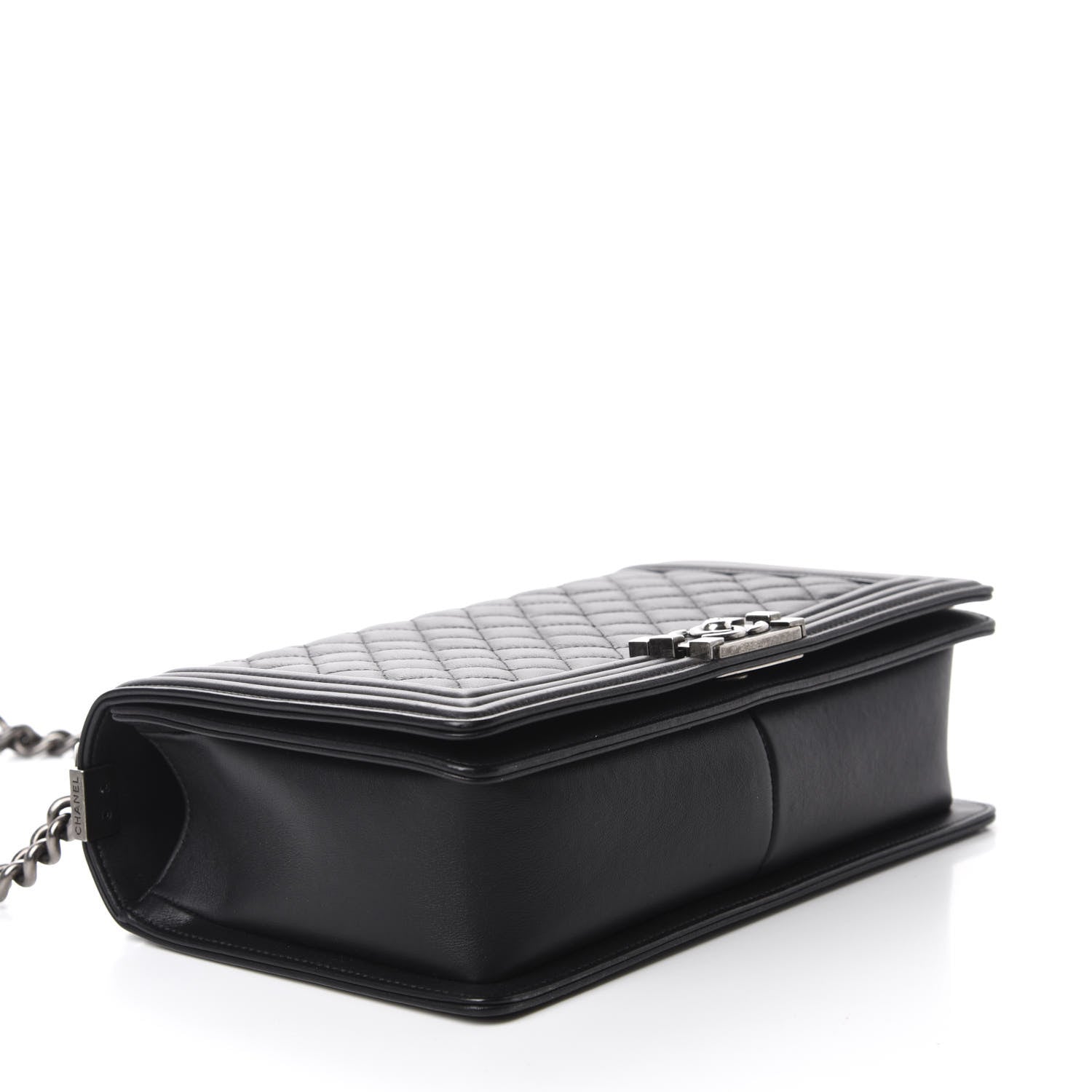 Chanel Calfskin Quilted New Medium Boy Flap Black 4 of 11