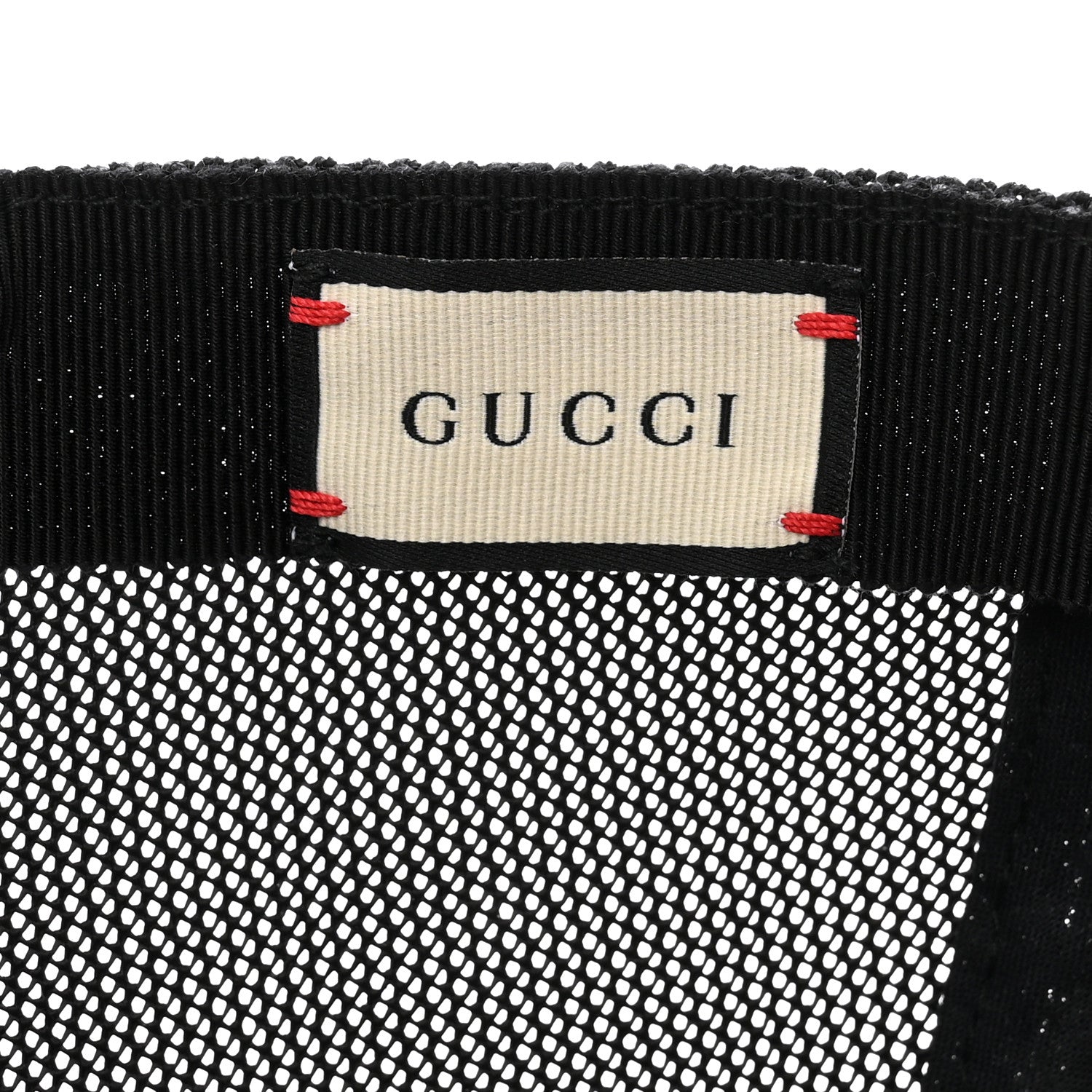 Gucci Cripto Calfskin Logo Baseball Hat XL Hibiscus Red 8 of 9
