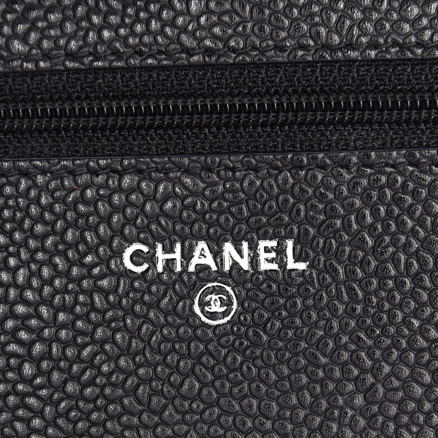 Chanel Caviar Quilted Wallet On Chain WOC Black 6 of 8
