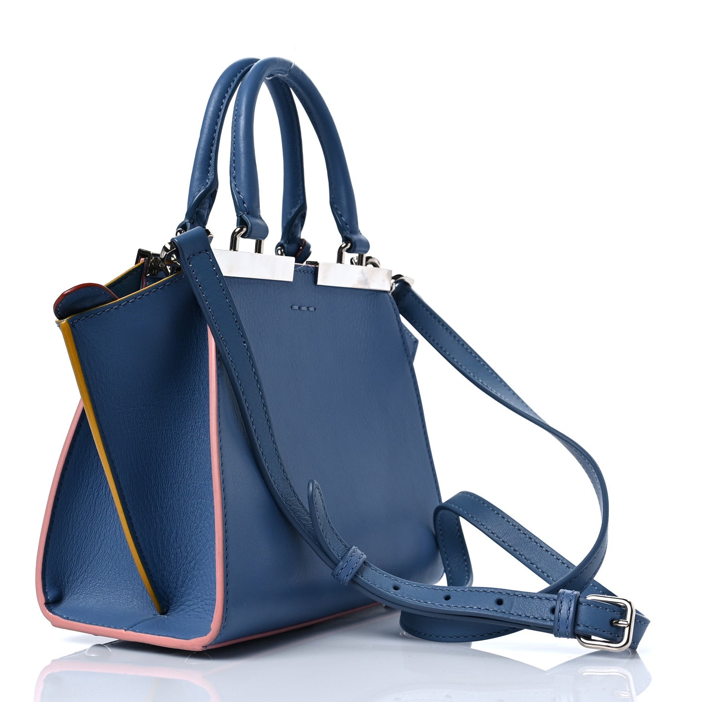 Vitello Dolce Mini 3jours Tote Blue