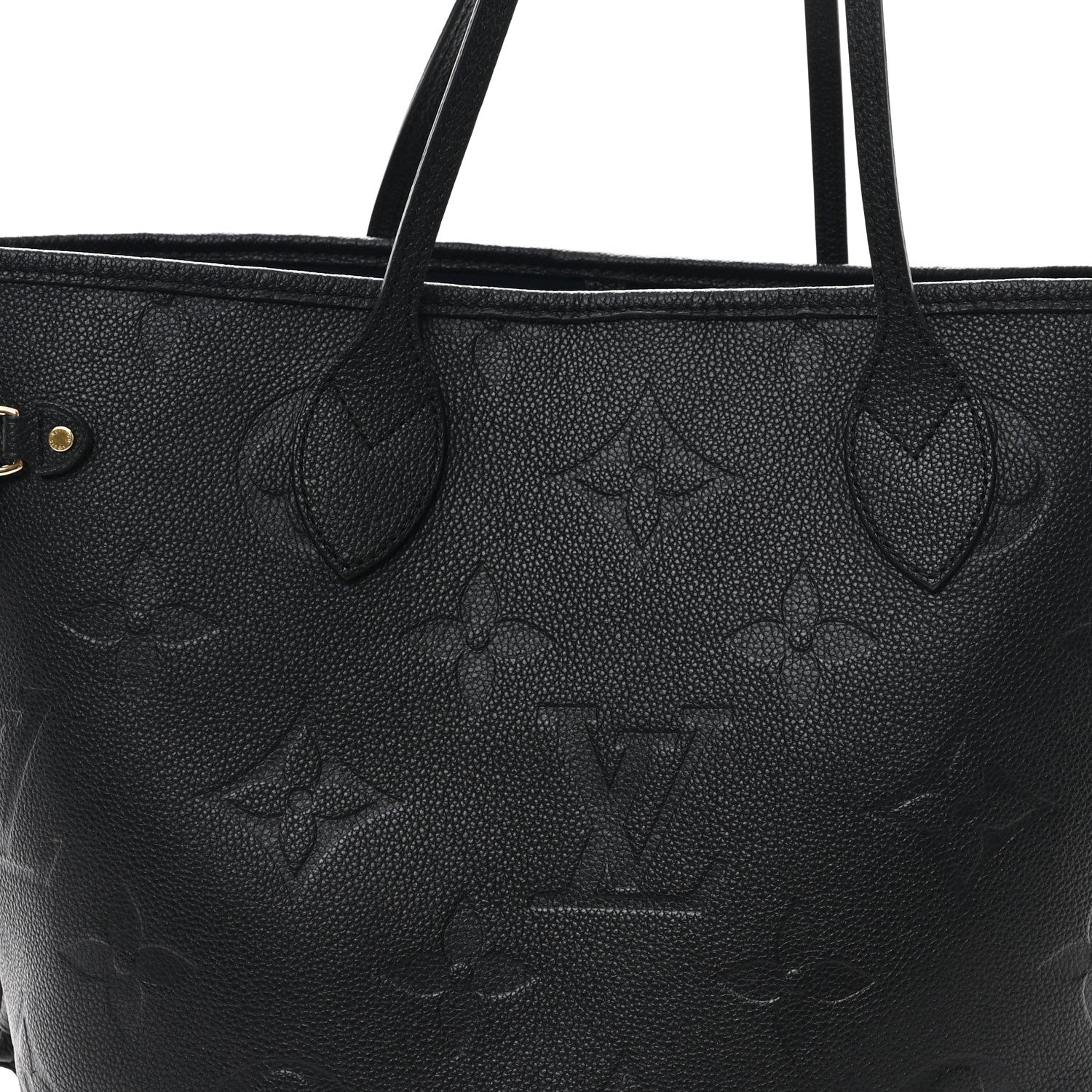 Louis Vuitton Empreinte Monogram Giant Neverfull MM Black 8 of 12