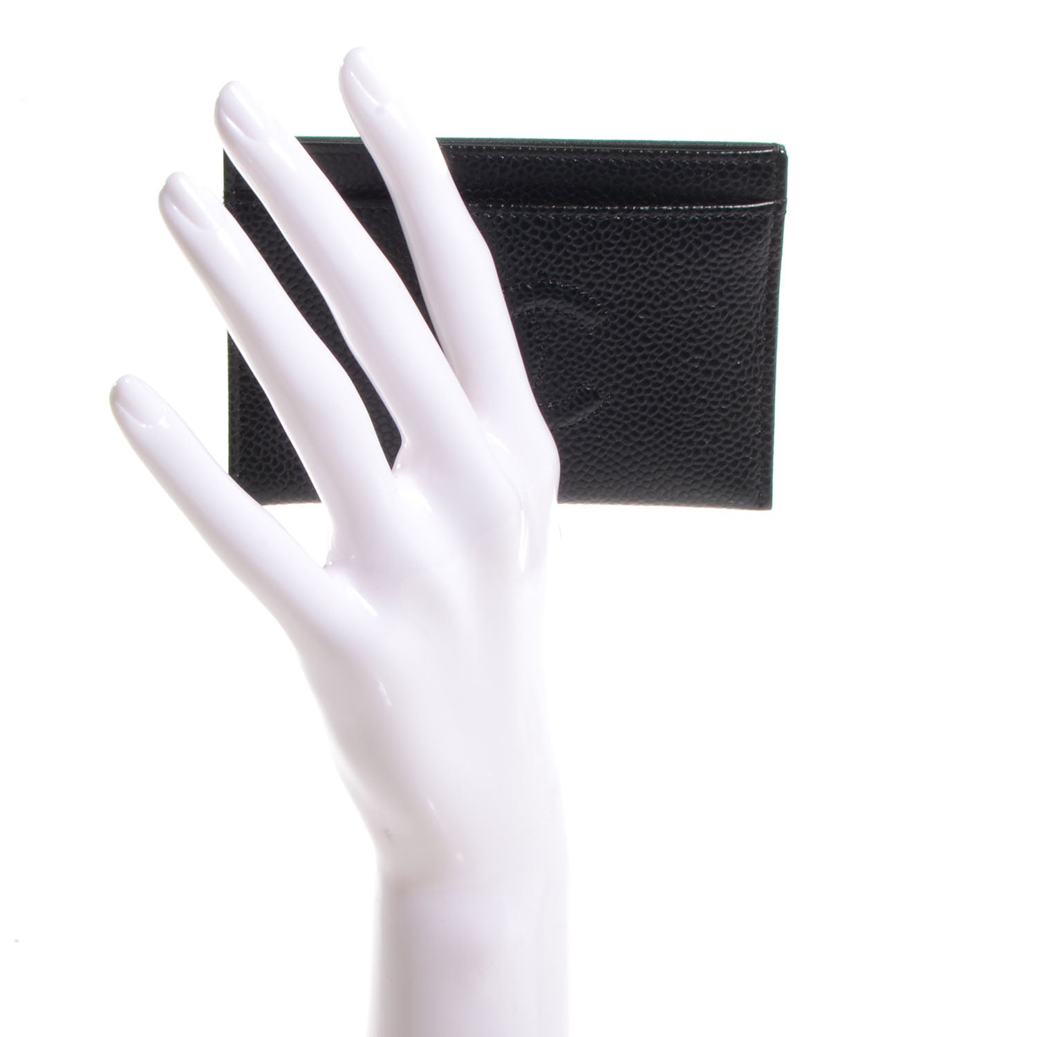 Chanel Caviar Timeless CC Card Holder Black 2 of 9