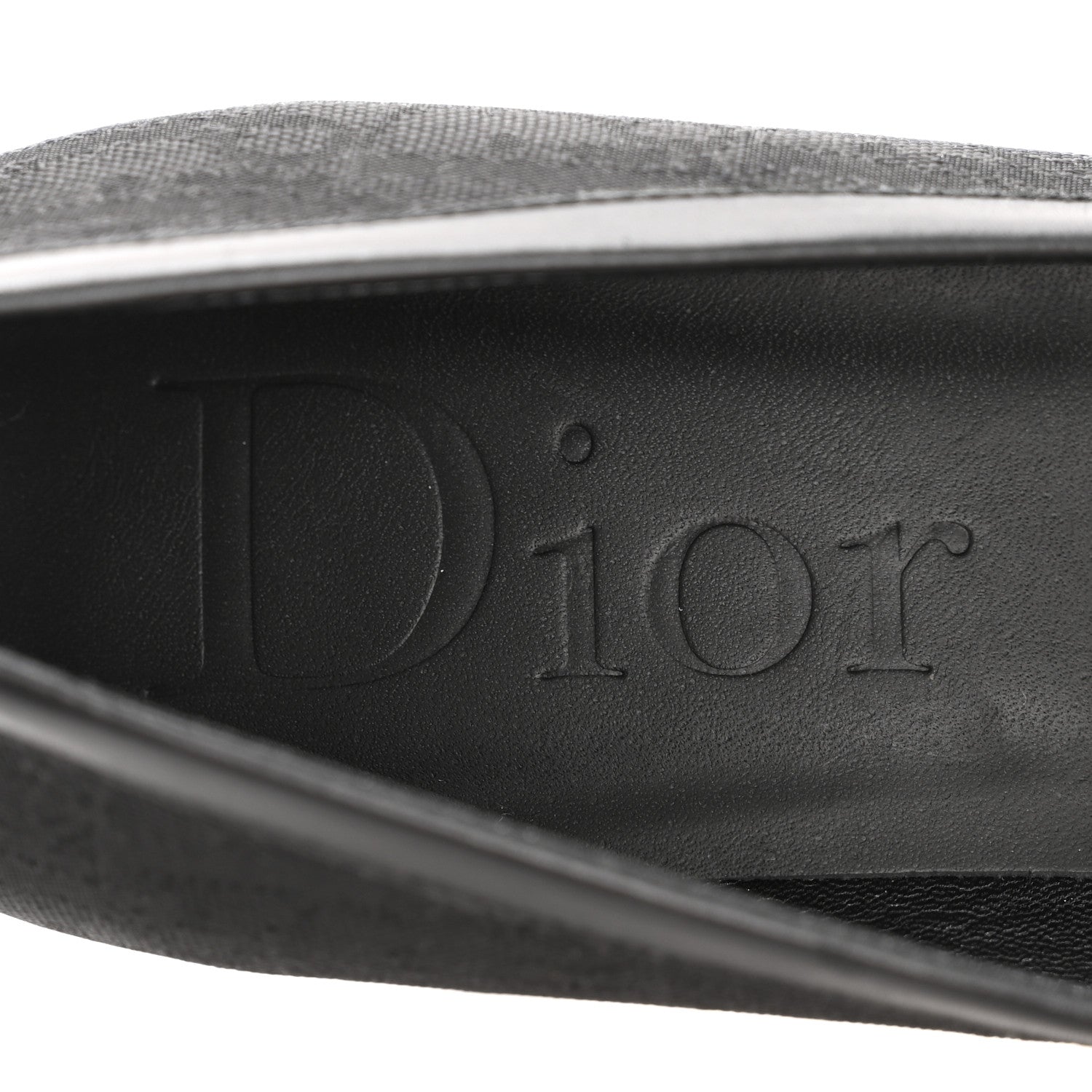 Christian Dior Oblique Canvas Street Chic Pumps 37 Black 8 of 11