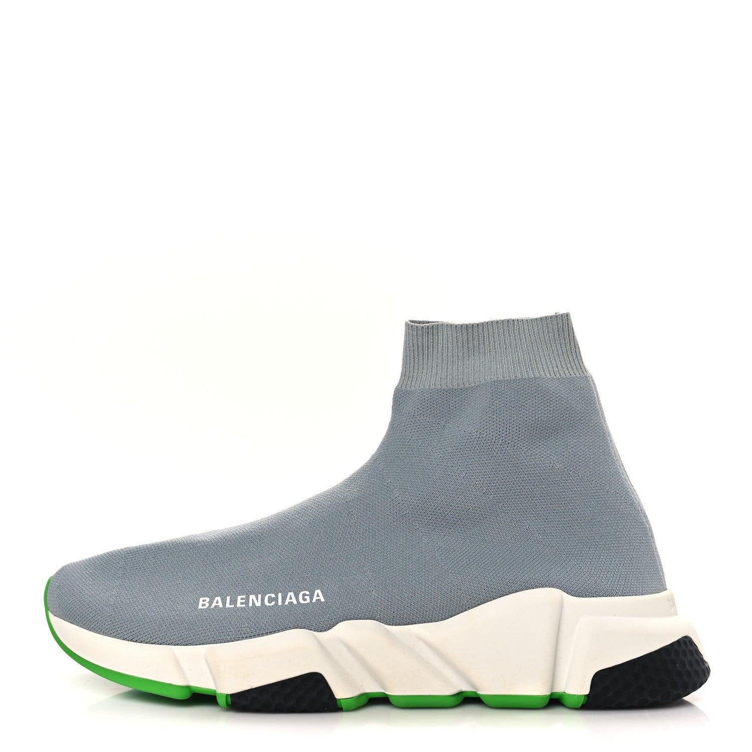 Balenciaga Neoprene Knit Mens Speed Sneakers 39 Gris Roche 1 of 8