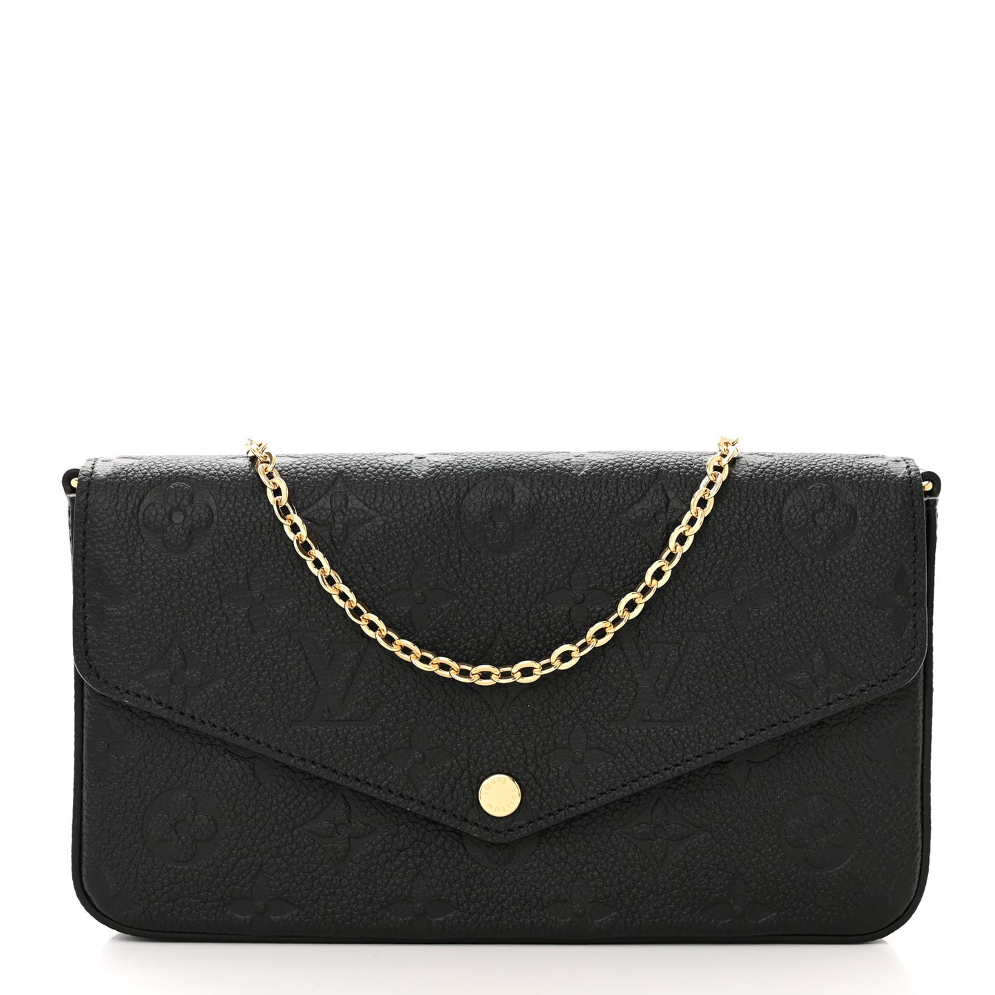Empreinte Pochette Felicie Chain Wallet Black