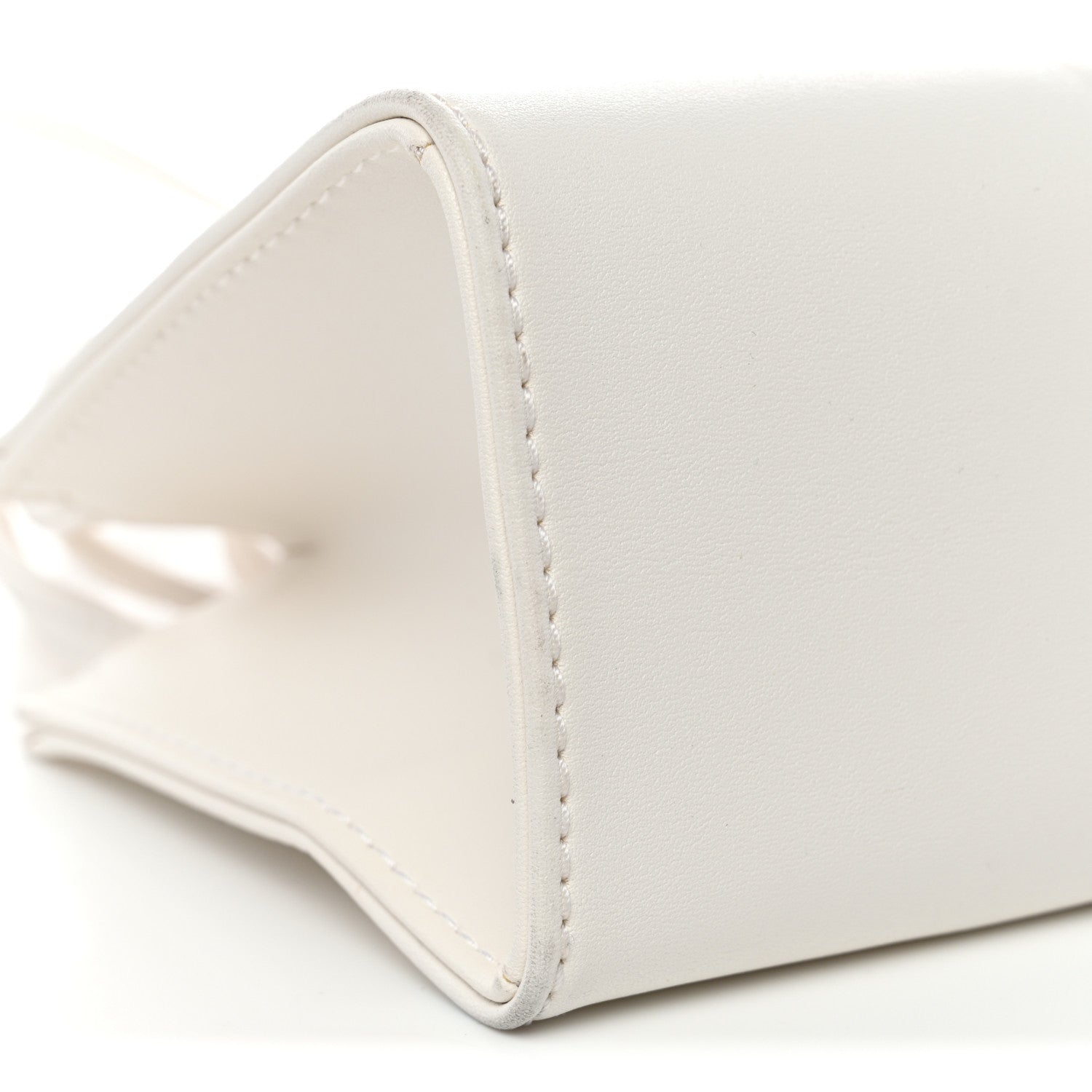 Telfar Vegan Leather Small Shopping Bag White 1828278 – FASHIONPHILE