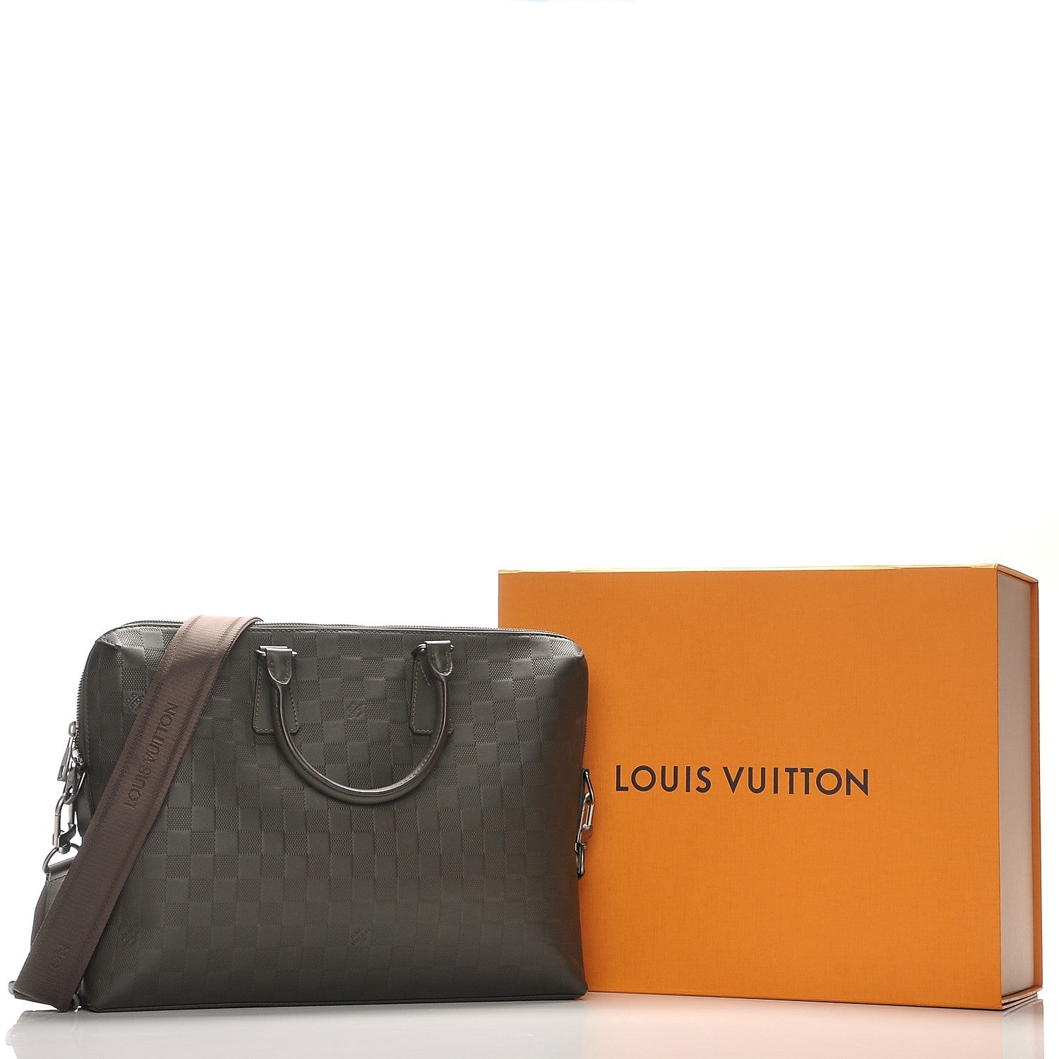 Louis Vuitton Damier Infini Porte-Documents Jour Granit 7 of 7