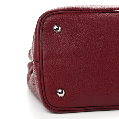 Prada Vitello Daino Tote Cerise 7 of 9