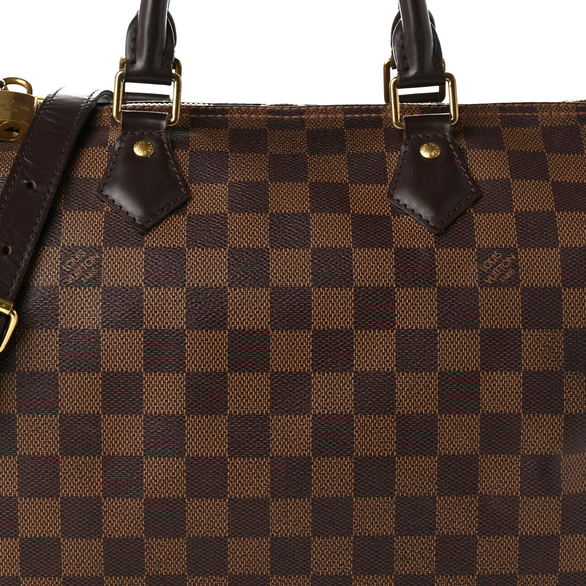 Louis Vuitton Damier Ebene Speedy Bandouliere 30 8 of 10