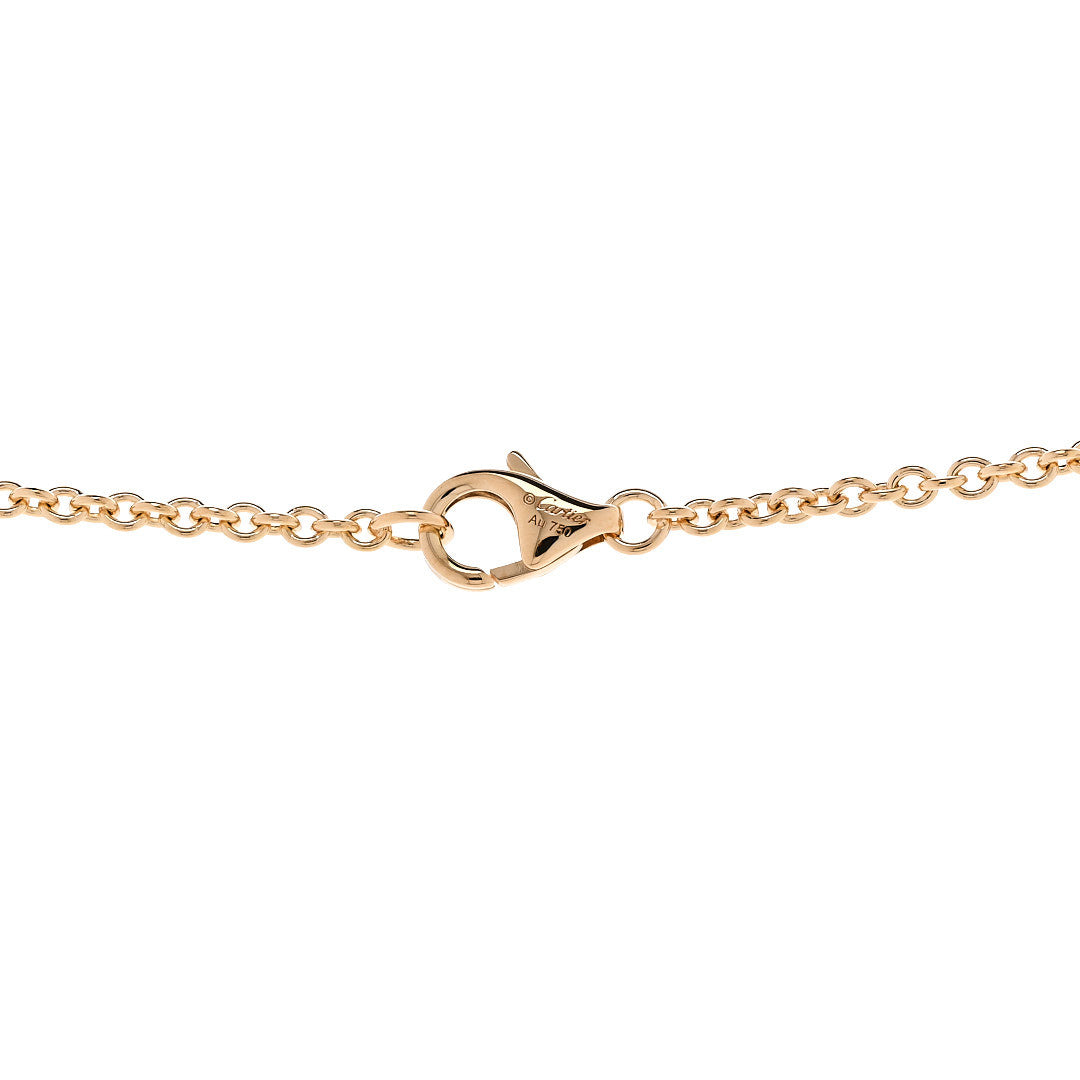 Cartier 18K Yellow Gold Interlocking LOVE Necklace 4 of 5