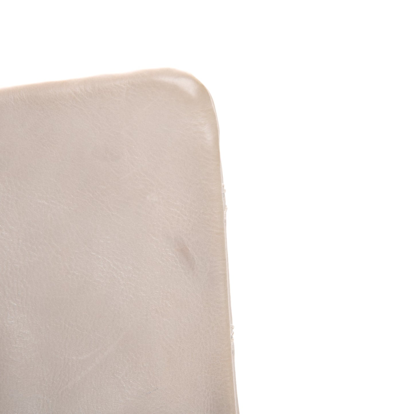Calfskin Quilted Retro Chain Flap Beige