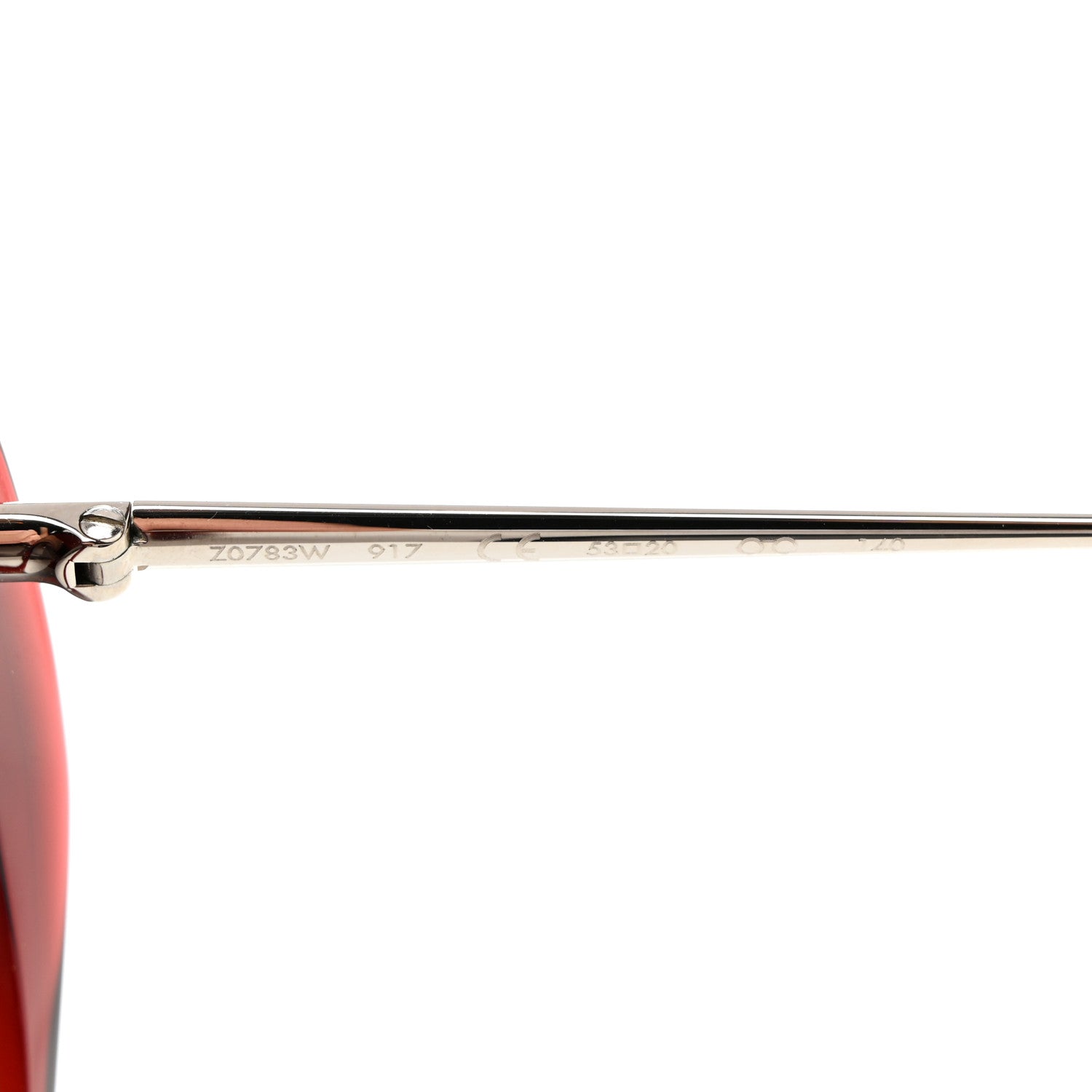 Louis Vuitton Acetate Sunglasses Z0672W Red 6 of 8