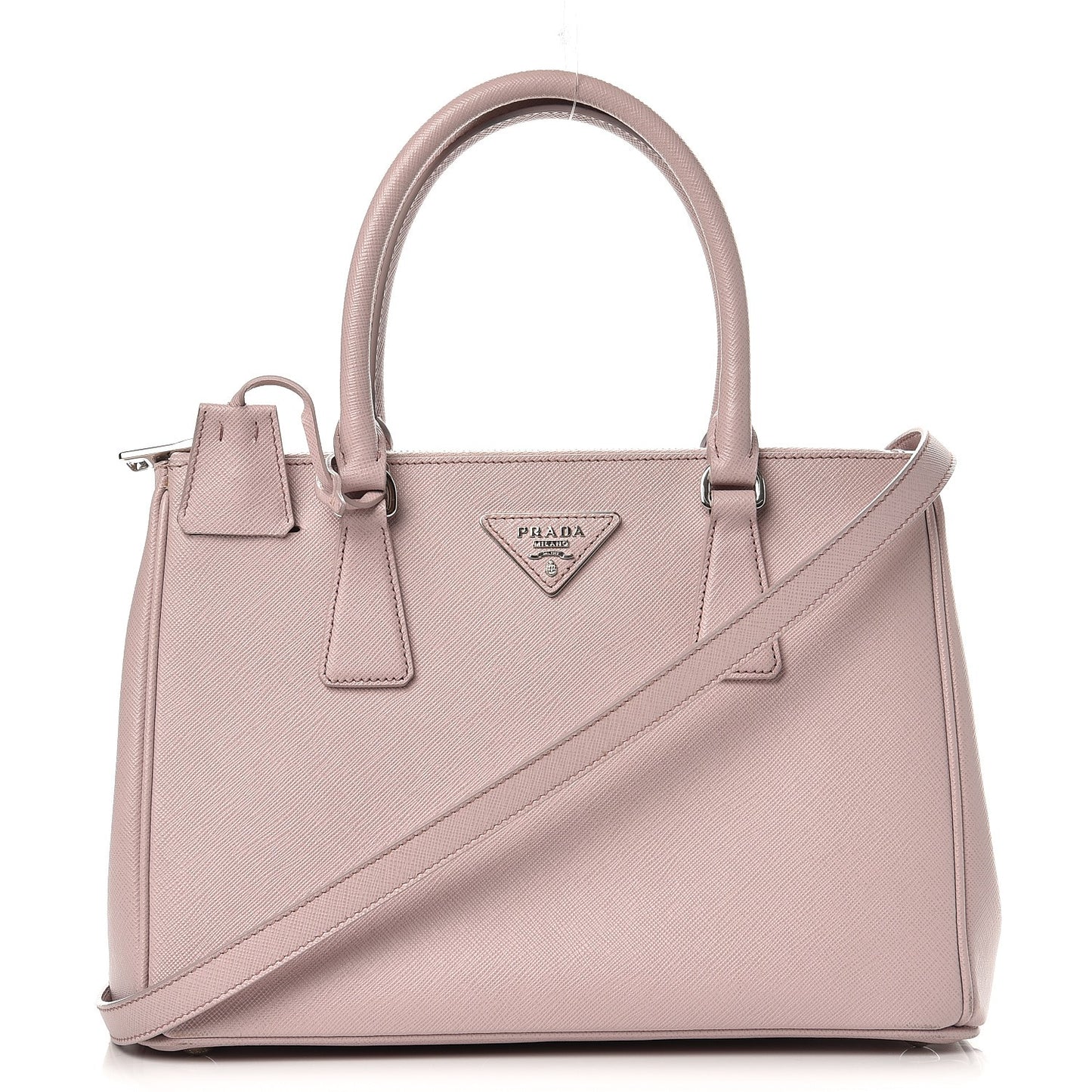 Saffiano Small Galleria Double Zip Tote Mughetto