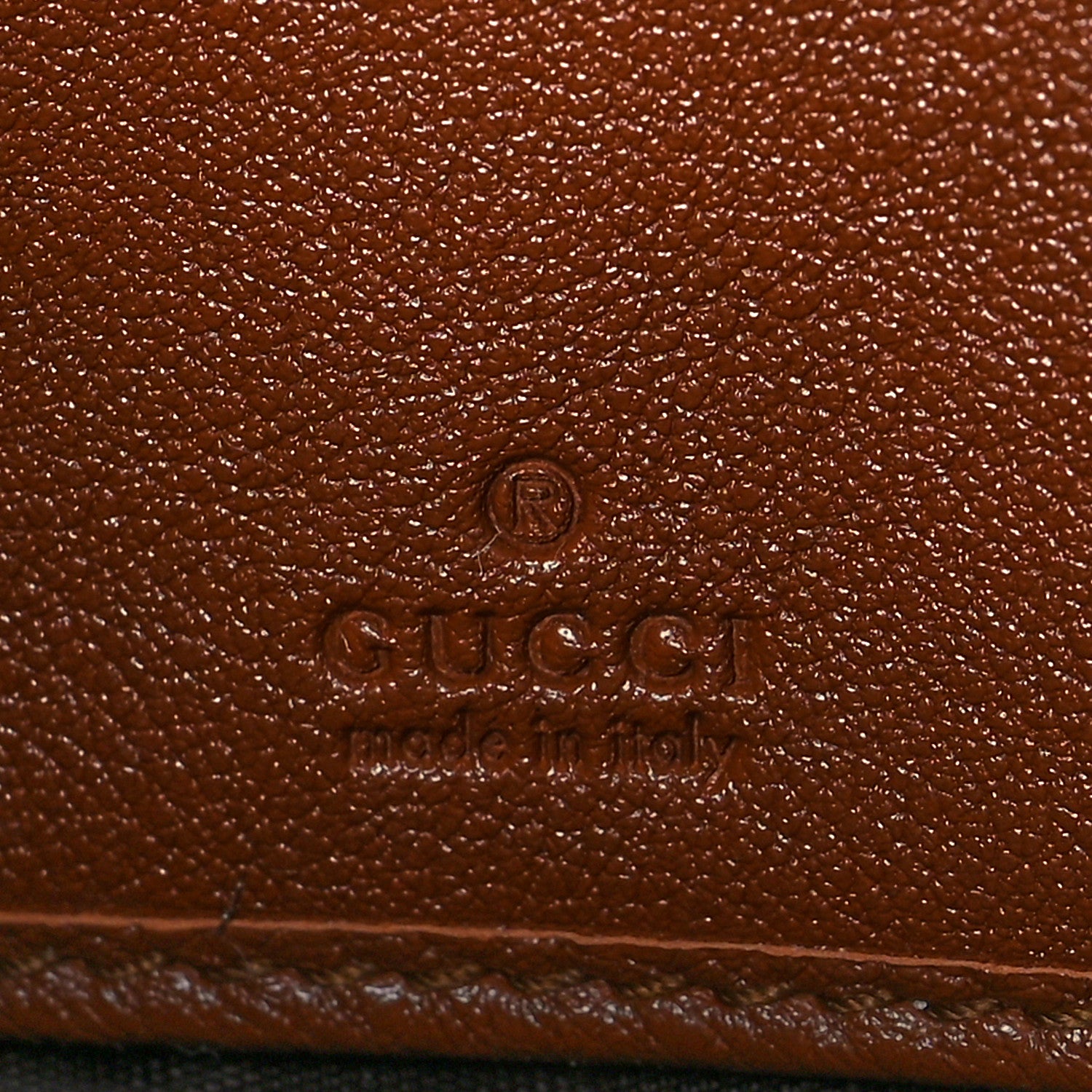 Gucci Wonka Grain Calfskin Diana Zip Around Continental Wallet Cuir 6 of 7